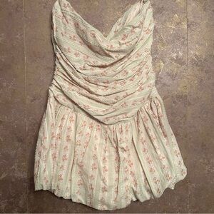 Coquette Floral Mini Bubble Dress